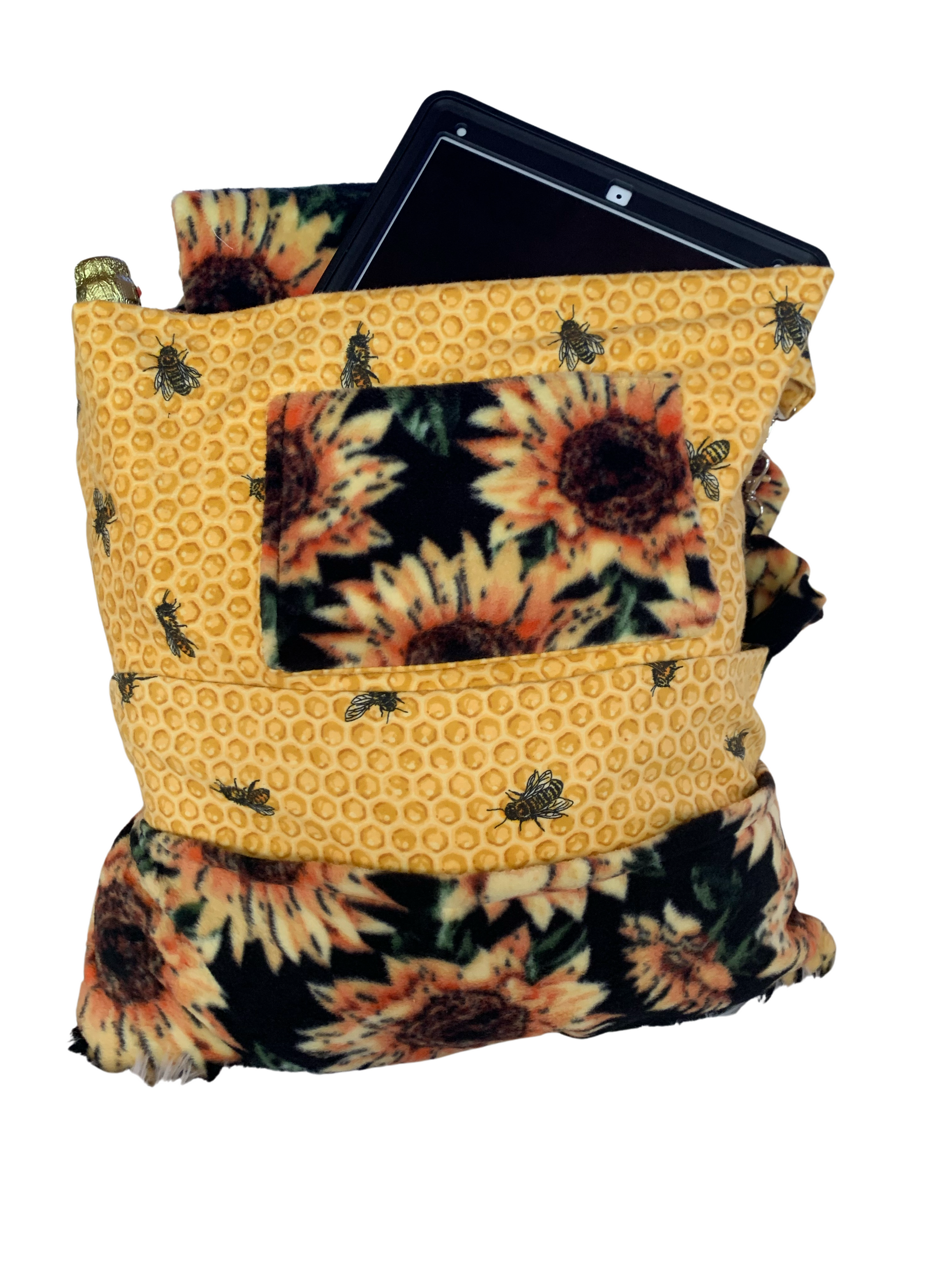 Golden Flower Carry Bag | MoseyLee